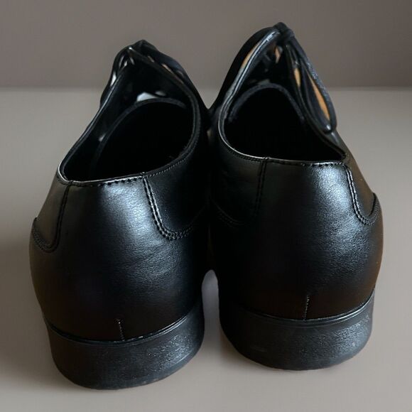 Calvin Klein Bachman Black Diamond Embossed Oxford Dress Shoe Size 13 - Picture 4 of 8